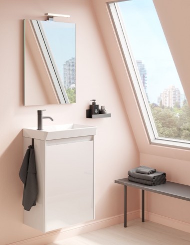 Mueble baño Royo fondo reducido modelo Enjoy de 1 puerta