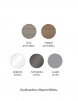 Mueble baño fondo reducido Royo acabados