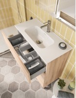 Mueble baño Royo Vitale detalle lavabo y cajones