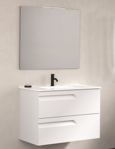 Mueble baño Royo Vitale modelo de 2 cajones suspendidos