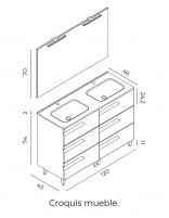 Mueble Vitale Royo croquis