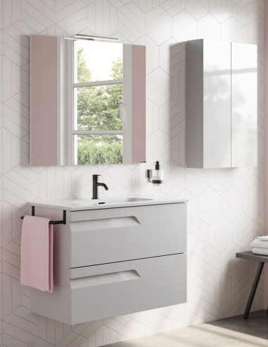 Mueble de baño Royo Vitale blanco brillo