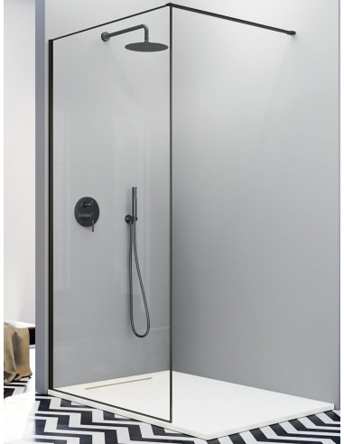 Mampara marco negro  modelo Arena de Kassandra