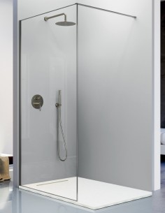 Mampara marco black gun metal modelo Arena de Kassandra.