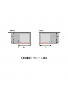 Kassandra FRESH Mampara cromo. 2