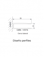 Mampara de ducha fijo más abatible perfil Negro TUTTI de Kassandra diseño perfiles