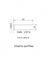 Mampara cristal fijo + abatible perfil plata Polaris de Kassandra diseño perfiles