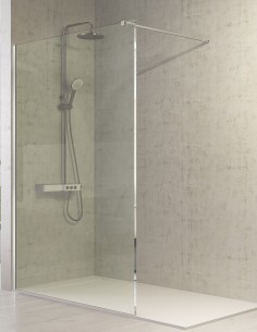 Mampara ducha fija 80 - 120 cm modelo FRESH de Kassandra
