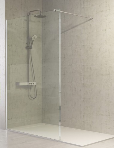Mampara ducha fija 80 - 120 cm modelo FRESH de Kassandra