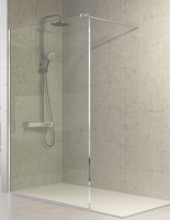 Mampara ducha fija 80 - 120 cm modelo FRESH de Kassandra
