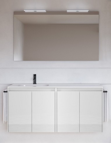 Mueble de baño Sansa Royo blanco brillo