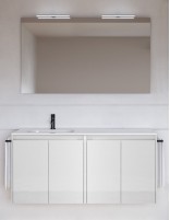 Mueble de baño Sansa Royo blanco brillo