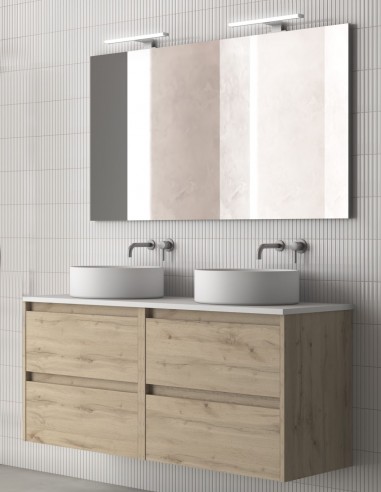 Mueble de baño Royo Sansa 4 cajones modelo lavabos sobre encimera