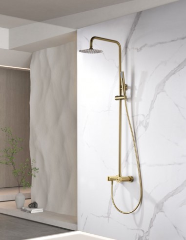 Columna ducha oro Imex modelo OLIMPO ambiente