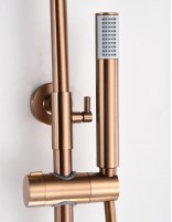 Columna ducha oro rosa Imex modelo OLIMPO mango