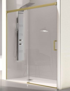 Mampara Kassandra Glasé modelo oro cepillado