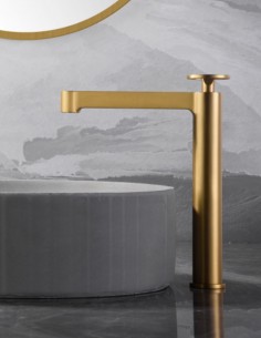 Lavabo alto oro modelo OLIMPO Imex ambiente