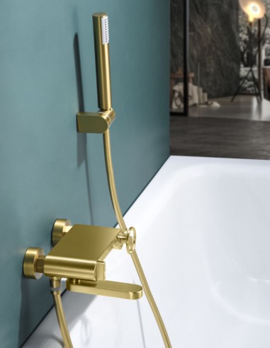 Grifería bañera oro modelo OLIMPO de Imex