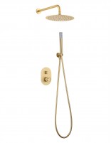 Ducha empotrada oro modelo OLIMPO de Imex