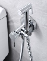 Ducha higiénica cromo para bidé modelo Line de Imex detalle