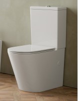 Inodoro tanque bajo blanco mate modelo Green