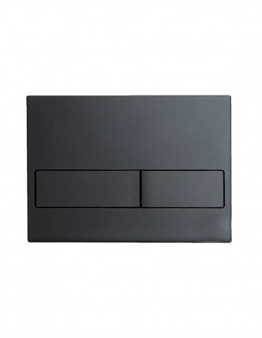 Botón / pulsador de descarga rectangular negro