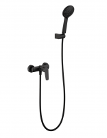 Grifo negro mate para ducha modelo BÉLGICA de Imex