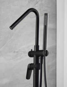 Grifería de bañera exenta negro mate - BÉLGICA de Imex 2