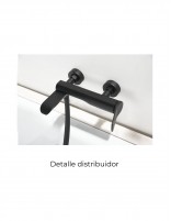 Grifería para bañera negro mate / blanco mate - DINAMARCA de Imex