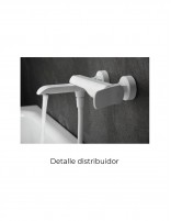 Grifería para bañera negro mate / blanco mate - DINAMARCA de Imex