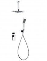 Empotrado ducha a techo cromo modelo NADI de Imex