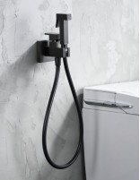 Ducha higiénica negro o black gun metal modelo IRLANDA de Imex