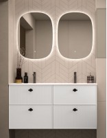 Mueble Avila Dos modelo Blanca de 4 cajones