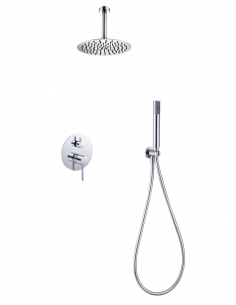 Ducha cromo empotrada techo modelo TIVOLI de IMEX