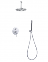 Ducha cromo empotrada techo modelo TIVOLI de IMEX