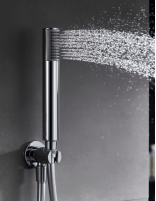 Ducha cromo empotrada techo modelo TIVOLI de IMEX detalle mango