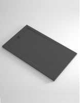 Plato de ducha con rejilla alargada  color del plato modelo CALL antracita