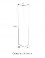 Columna auxiliar Avila Dos croquis