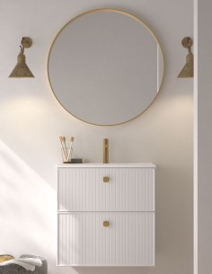 Mueble baño Avila Dos modelo Blanca de 2 cajones