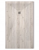 Plato de ducha Decapé modelo diseño madera de Bathplus