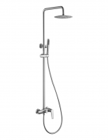 Barra acero S316 de ducha monomando modelo DELOS de IMEX