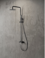 Barra ducha monomando negra modelo DELOS ambiente