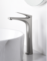 Grifo de acero S316 para lavabo  caño alto modelo DELOS de Imex ambiente