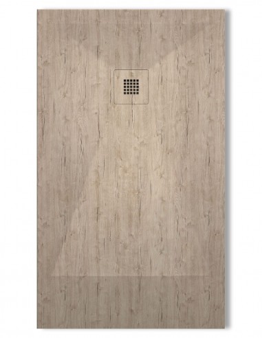 Plato de ducha madera Nature modelo resina de Bathplus