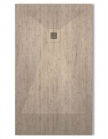 Plato de ducha madera Nature modelo resina de Bathplus