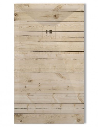Plato de ducha madera diseño modelo Pino Natural de Bathplus