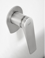 Grifo de lavabo empotrado acero S316 modeloDELOS de IMEX detalle maneta