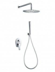 Grifería cromo empotrado ducha modelo DELOS de IMEX ambiente 2