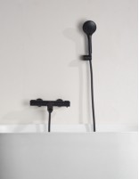Grifería negro mate de bañera termostática - ECO KENT de Imex