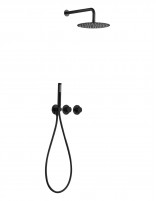 Ducha empotrado termostática negro modelo ASSEN de Imex